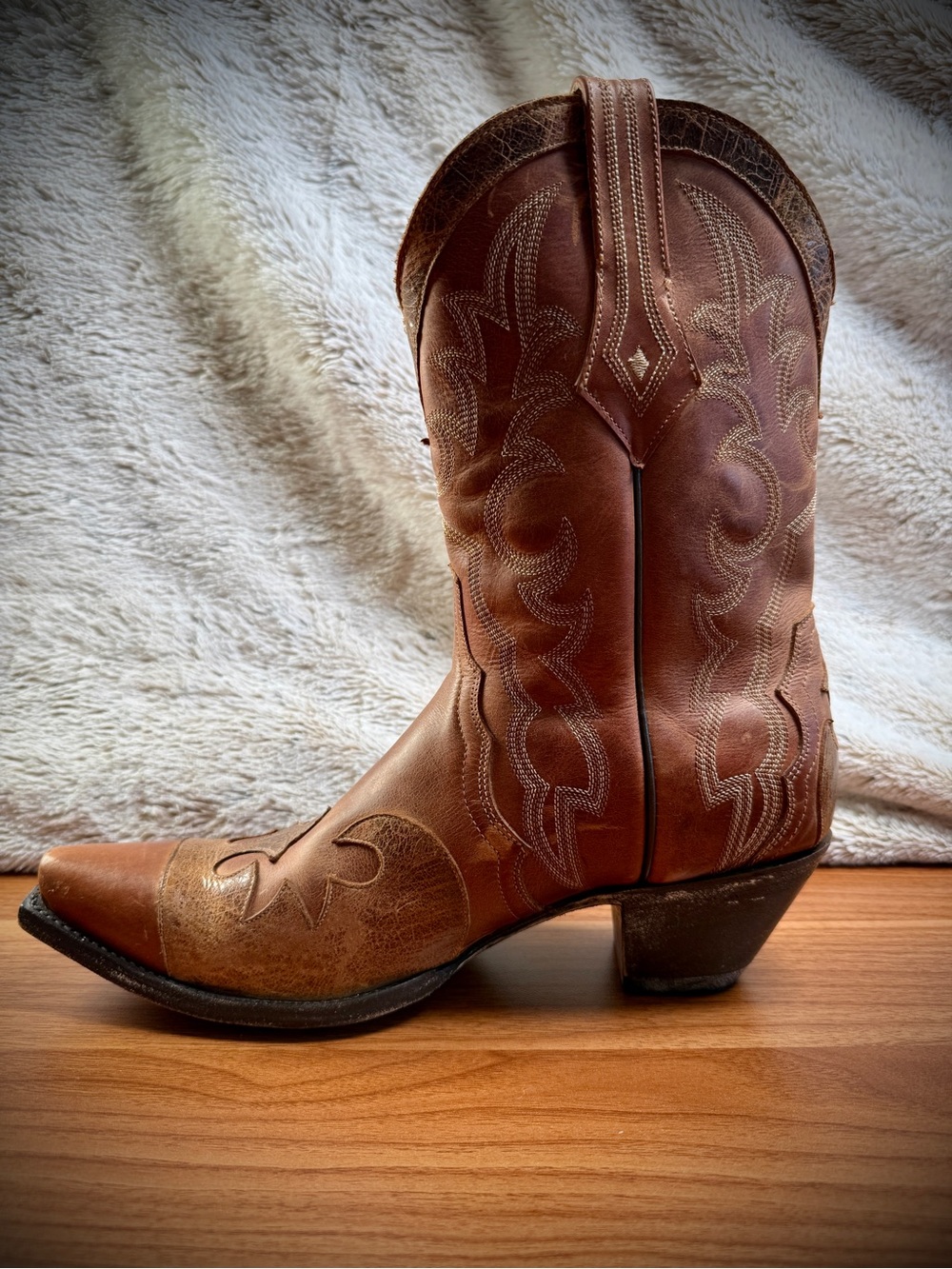 Vintage Yippee Ki Yay by Old Gringo Brown Leather Western Boots